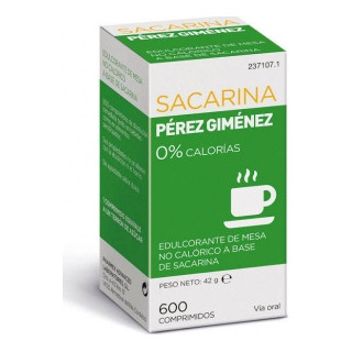 Pérez Giménez Sacarina, 600 Comprimidos