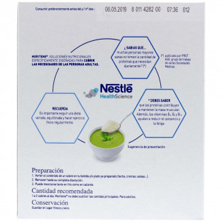 Meritene Fuerza Y Vitalidad Neutro Al Plato Sobres, 7 Sobres