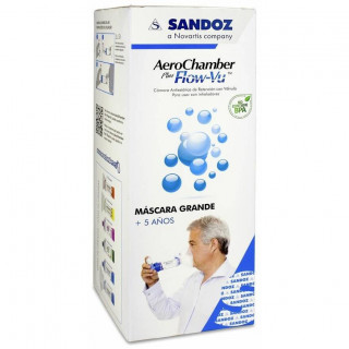 Aerochamber Plus Flow-Vu Adulto Cámara De Inhalacion Adulto 1Ud