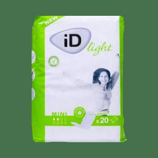 Inco Absorbente Ligera Id Light Mini 20 Unidades