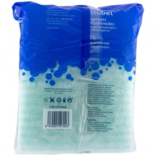 Lisubel Esponjas Enjabonadas Desechables 24Uds