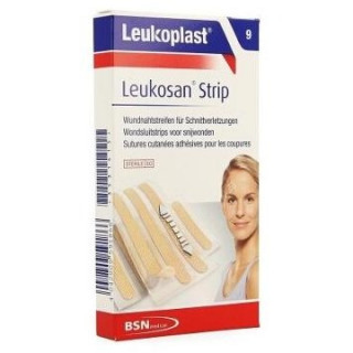Leukosan Strip Sutura Cutanea Esteril 9 Tiras 2