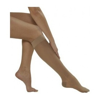 Medilast Media Corta Con Puntera Negra Compresión Normal T-L