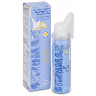 Sterimar Bebe Limpieza Nasal Agua De Mar Microdifusion, 50 Ml