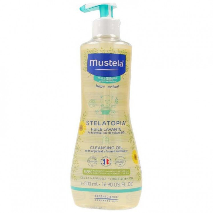 Mustela Stelatopia Aceite Limpiador 500Ml