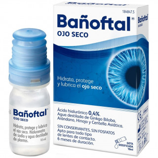 Bañoftal Ojo Seco Multidosis 0,4% 10Ml