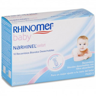Rhinomer Narhinel Confort Recambios Blandos Desechables, 10 Uds