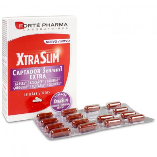 Forté Pharma Xtraslim Captador 3 En 1, 60 Cápsulas