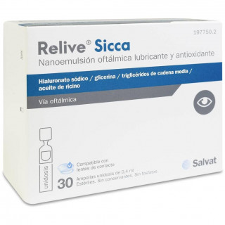 Relive Sicca, 30 Ampollas Monodosis