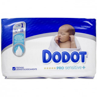Dodot Pro Sensitive Pañales Talla 1 (2-5Kg) 38Uds