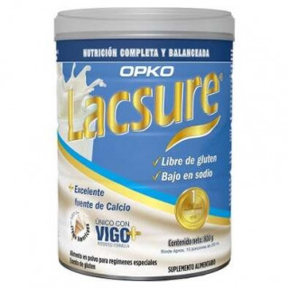 Lacsure Polvo Oral Sabor Vainilla Sin Gluten 800G