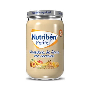 Nutribén Potitos Macedonia De Frutas Con Cereales 2X190G