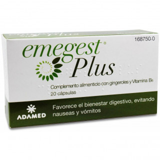 Emegest Plus, 20 Cápsulas