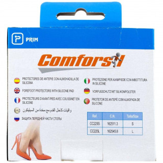 Comforsil Protectores De Antepié Con Almohadilla De Silicona Talla L, 1 Par