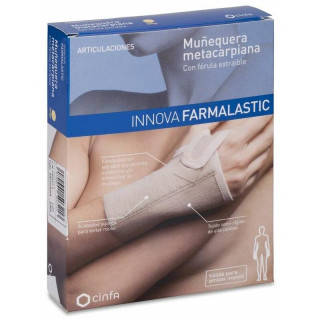 Farmalastic Innova Muñequera Metacarpiana Férula Talla Mediana, 1 Ud
