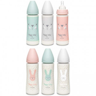 Suavinex Biberón Couture Tetina De Silicona, 1 Ud