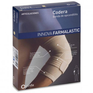 Farmalastic Innova Codera Epicondilitis Beige Grande, 1 Ud