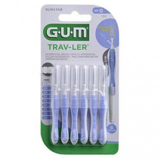 Gum® Cepillo Interdental Viaje 0.6Mm 6Uds