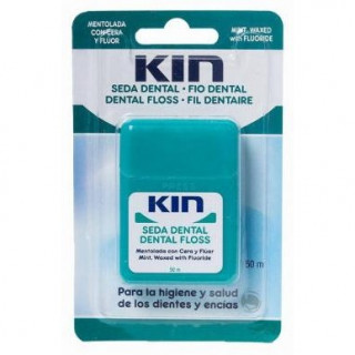 Kin Seda Dental Seda Dental Mentolada Con Cera 50 M, 1 Ud