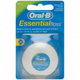 Oral-B Essential Floss Seda Dental Flúor-Menta 50 M, 1 Ud