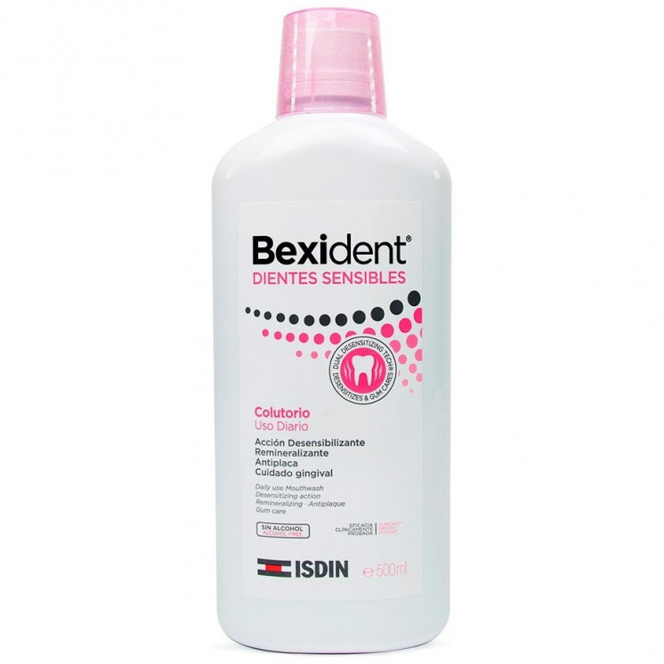 Isdin Bexident Dientes Sensibles Colutorio Uso Diario 500Ml