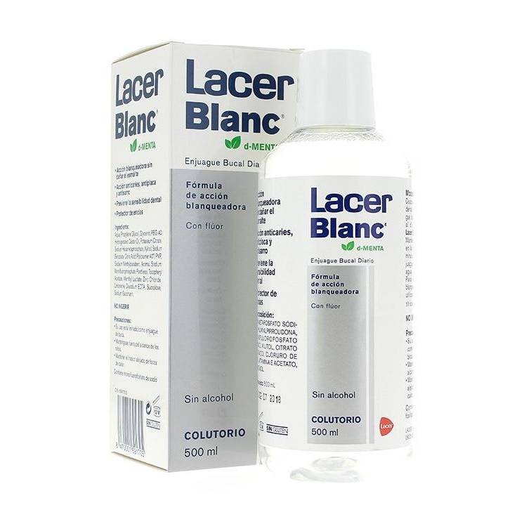 Lacer Lacerblanc Colutorio Blanqueador Menta 500Ml