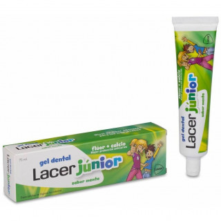 Lacer Junior Gel Dental Sabor Menta, 75 Ml