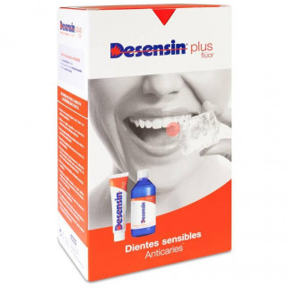 Pack Desensin Plus Flúor Pasta, 125 Ml + Colutorio, 500 Ml