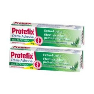 Acofar Protefix Duplo Crema Adhesiva Aloe 2X47G