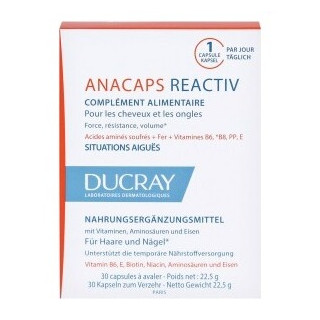 Ducray Anacaps Tri-Activ, 30 Cápsulas