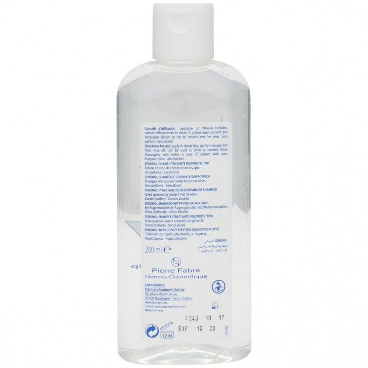 Ducray Sensinol Champú Tratante Fisioprotector, 200 Ml