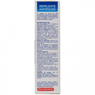 Zz Repelente Antipiojos, 125 Ml