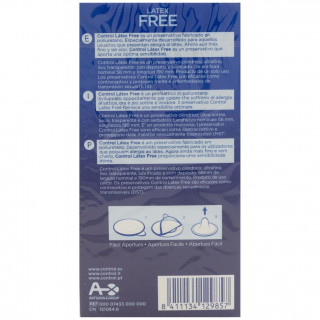 Preservativo Control Free Sin Latex 5 Ud