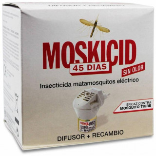 Moskicid Matamosquitos Difusor + Recambio 45 Días, 1 Ud