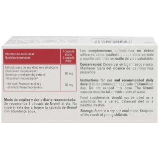 Uromil, 60 Cápsulas