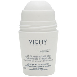 Vichy Desodorante Roll On Piel Sensible, 50 Ml