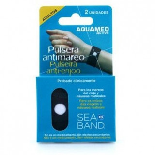 Sea-Band Pulsera Anti-Náuseas Adulto En Negro