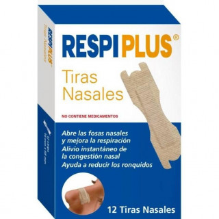 Respiplus Tira Adh Nasal Talla Única 12Uds