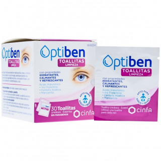 Optiben Toallita Con Loción Limpiadora Higiene, 30 Uds